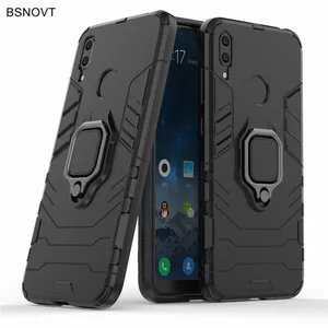 cover huawei y7 2019 case magnetic armor finger ring shockproof case for huawei y7 2019 cover for huawei y7 2019 dub lx1 bsnovt free global shipping