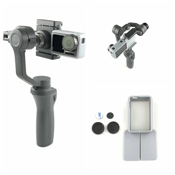 Разъем для спортивной камеры DJI Osmo Action Mobile 1/2 Zhiyun Feiyu адаптер держатель с зажимом