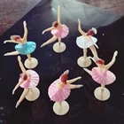 12 шт., милые мини-балерины для танцев, балетные Детские вечерние украшения для душа