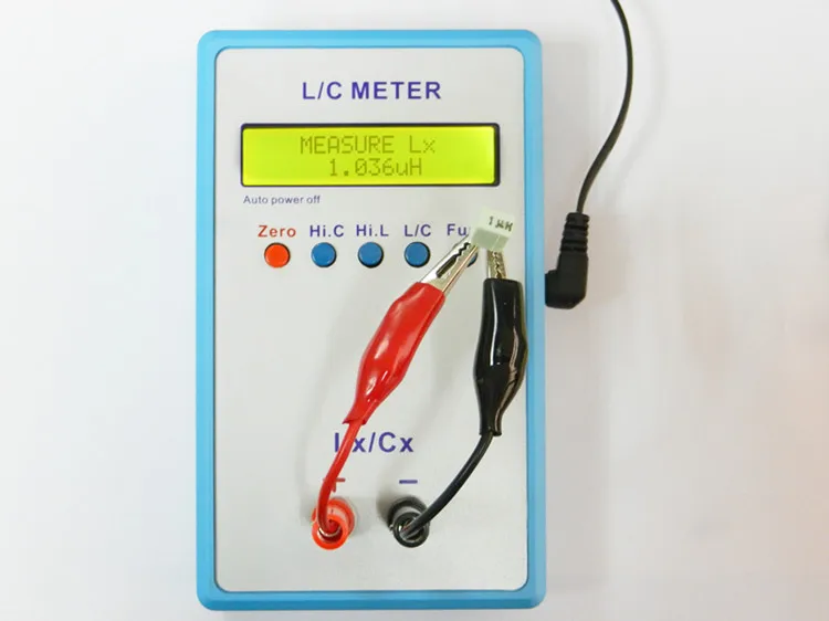 LC-200A цифровой lcd измеритель емкости индуктивности lc-метр 1pF-100mF 1uH-100H