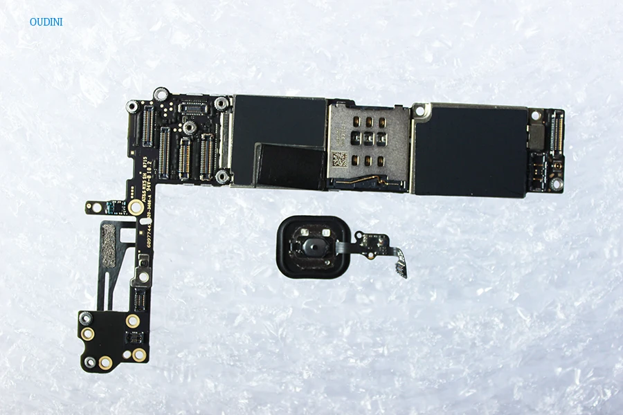 Oudini разблокированная материнская плата 16 Гб для iphone 6 с Touch ID оригинальная со