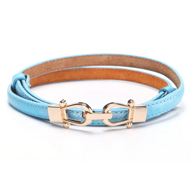Для женщин тонкой кожи Коускин пояс Украшение платье ремень упрощенный юбка мода