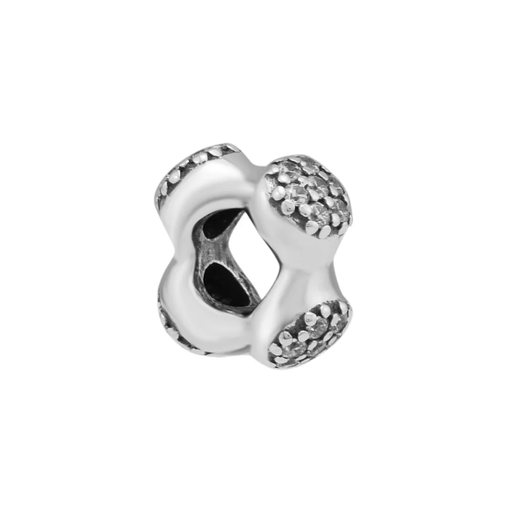 

CKK Silver 925 Jewelry Fits Pandora Bracelets Modern Love Spacer Charms Original Sterling Silver Beads