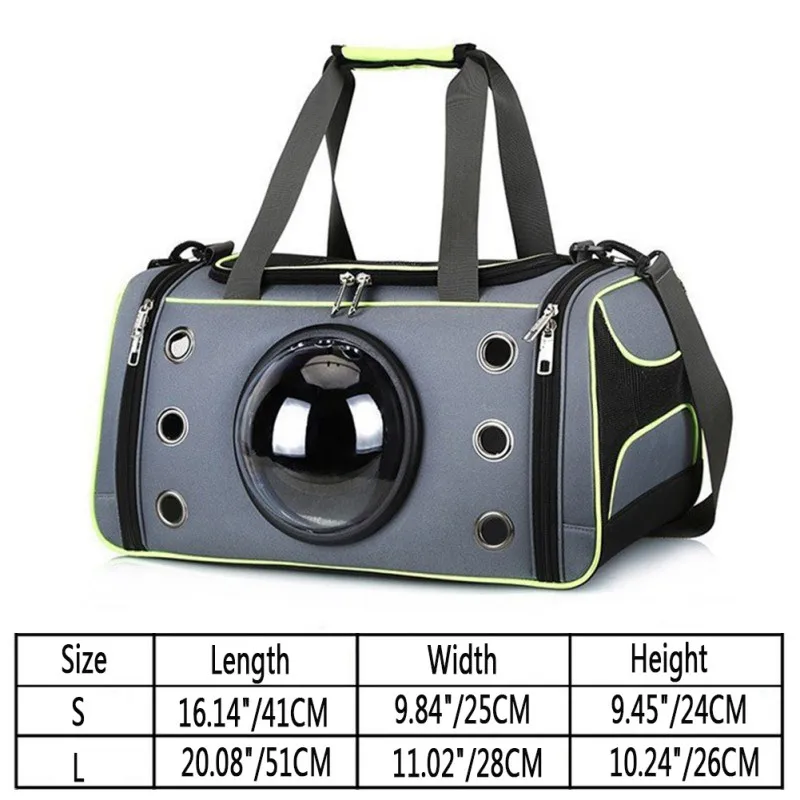 Pet Space Capsule Carrier Сумочка для собак и кошек Pet Carrier Сумка с удобным плечевым ремнем