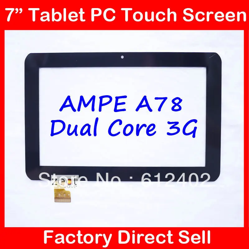7 дюймов сенсорный экран для SANEI N78 N79 Ampe A78 двухъядерный 3G Планшеты емкостной tpc0509 |