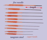 medical fire needle tungsten steel acupuncture needle non disposable chinese medical acupuncture tools 10pcspack