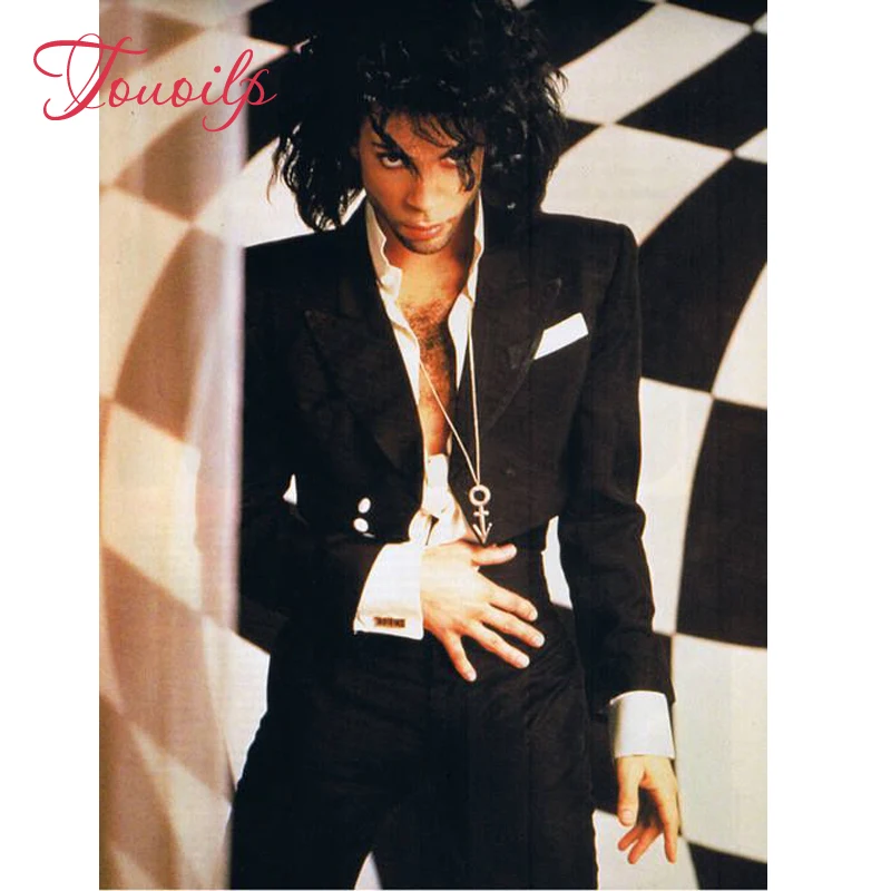 Полная Алмазная вышивка diy Принц фиолетовый дождь крестиком на рисунке мозаика