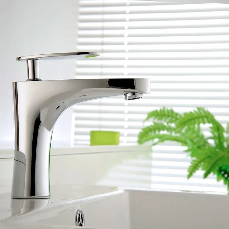 Смесители для умывальника латунь элегантная Золотая белая раковина ванной