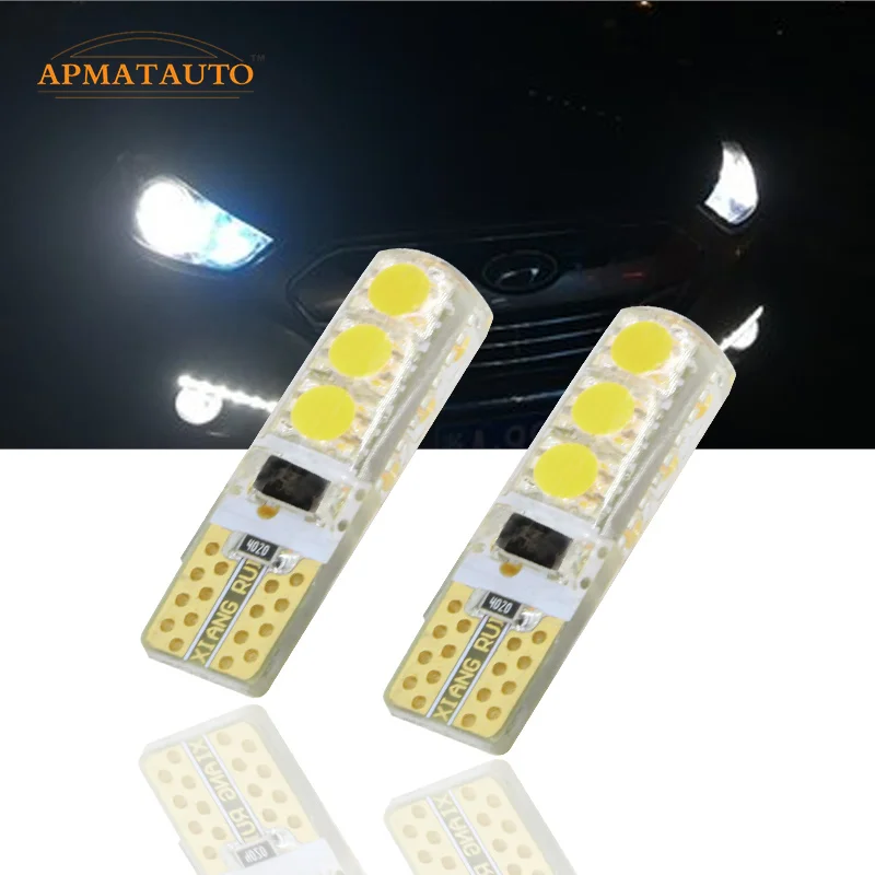 2 x T10 W5W T16 светодиодные лампы для парковки Sidelight Canbus без ошибок Peugeot 107 1007 206 207 2008 301