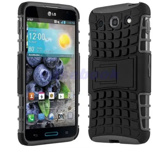 ZJ Для LG Optimus G Pro Случае Силиконовые Гибридный Броня стенд Жесткий backcase Обложка E980