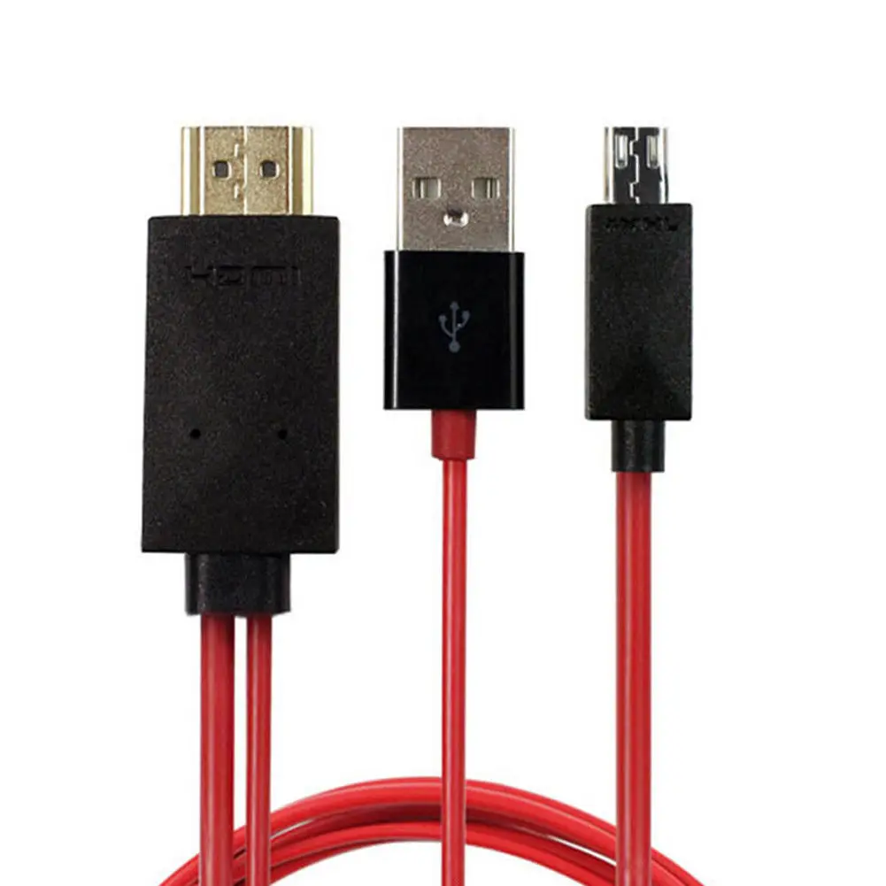 Аудио-видео кабели 1080 P телевизионный HD кабель адаптер US MHL Micro USB к HDMI для