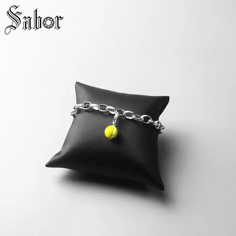 Подвеска Шарм в виде теннисного мяча thomas модные ювелирные украшения для женщин и