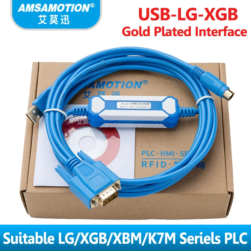 USB LG подходит для LG/LS XBC/XBM/K7M серии PLC Кабель программирования|Электрические