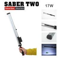 falcon eyes saber two led video light 17w high cri 4 color temperatures with dimmable power output handheld stick