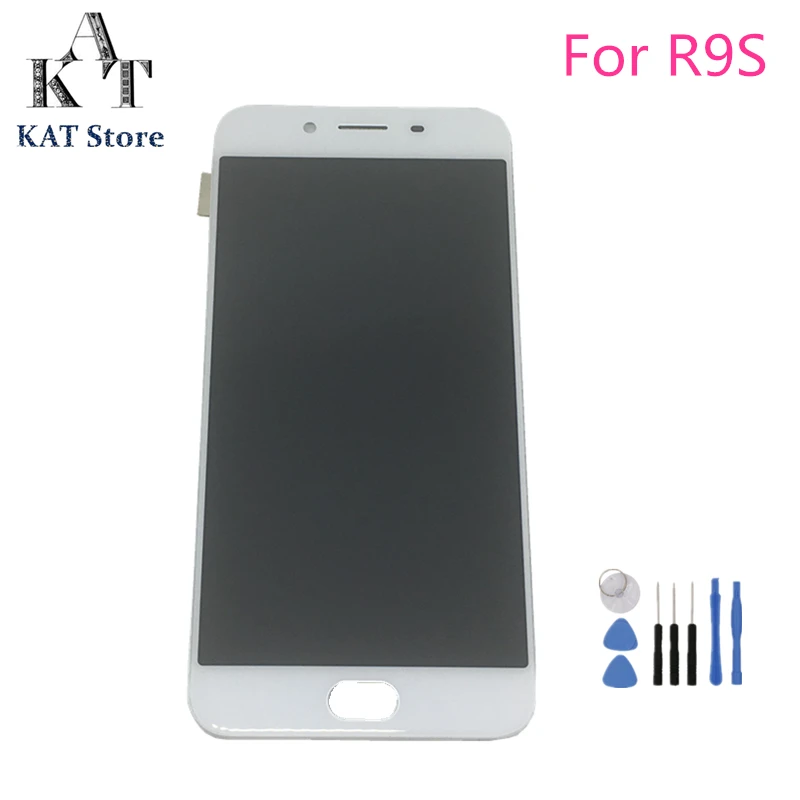 5 &quotЖК-дисплей сенсорный экран для Oppo R9s ЖК-дигитайзер в сборе с рамкой подарочные