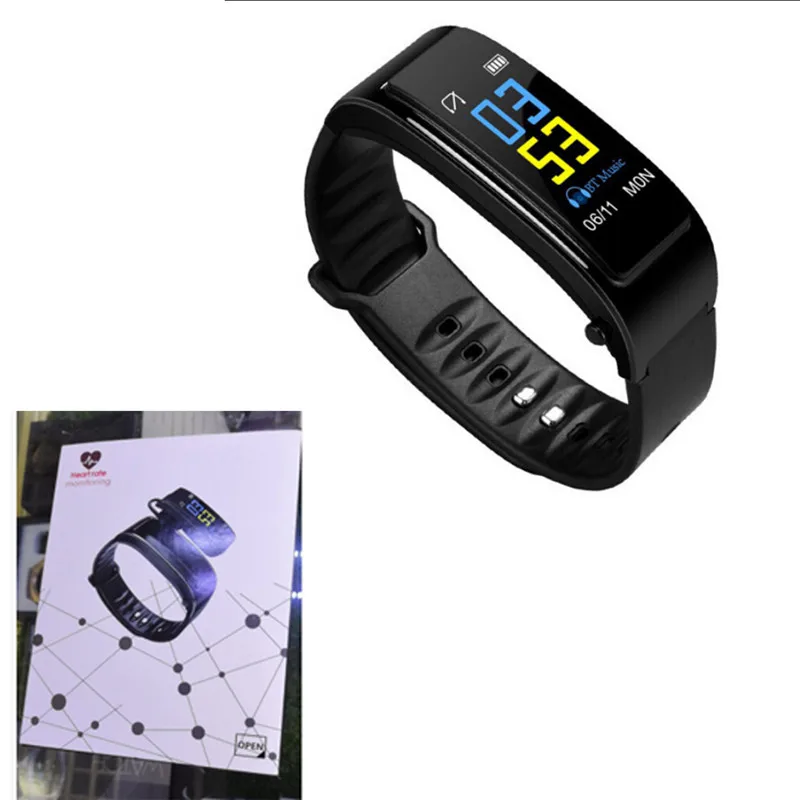 Black Y3plus 0,96 дюймовый oled-экран умный Браслет Bluetooth Смарт-часы спортивный Браслет фитнес-трекер кровяное давление Пульс 4D19 - Цвет: Black Y3plus