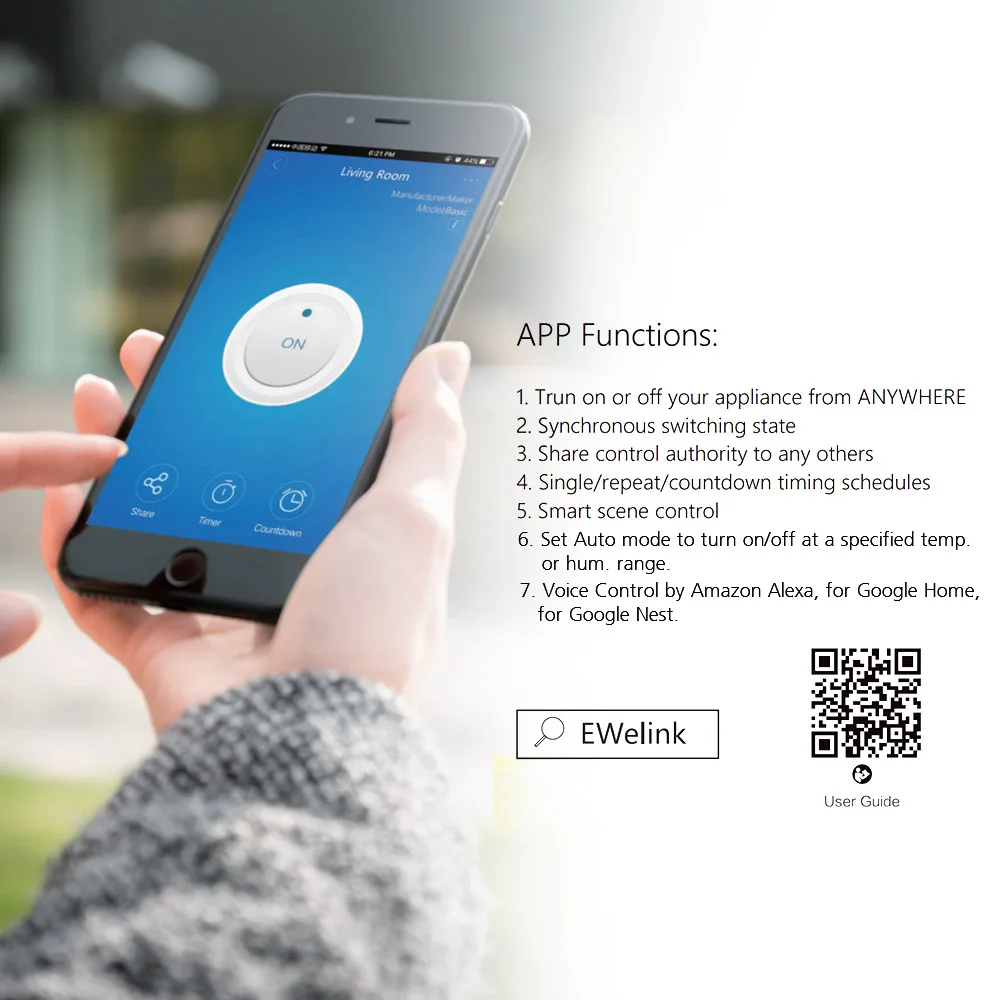 SONOFF AM2301 датчик температуры и влажности домашняя Автоматизация умный Wifi