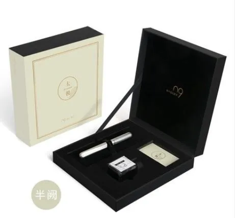 silver set N9 китайский стиль Tai Chi перо из иридия ручка деловая Мужская ручка авторучка - Цвет: silver set