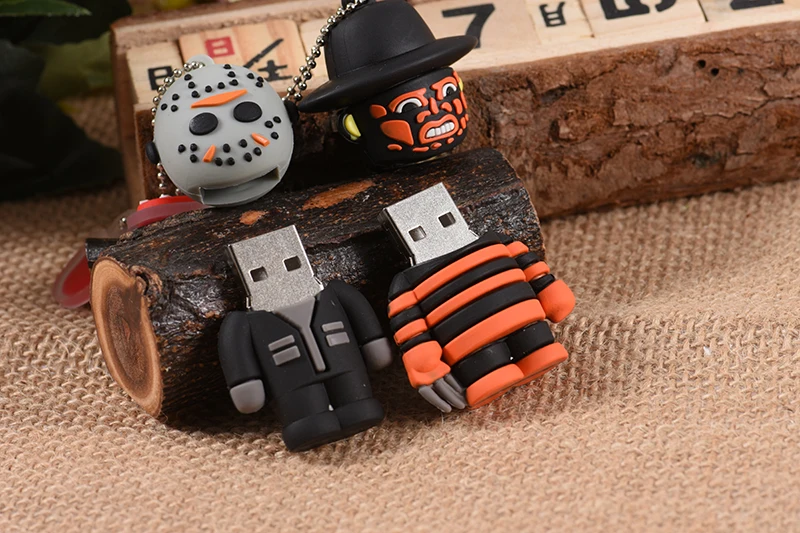 USB флэш-накопитель 32G "Фредди против Джейсона" карта памяти, Флеш накопитель 64G Флешка U диск 4GB 8GB 16GB