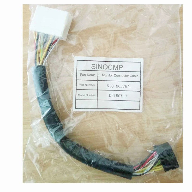 

Monitor Connector Wiring Harness 530-00279A for Daewoo DH150w-7 Wheel Excavator Wire Cable, 3 month warranty