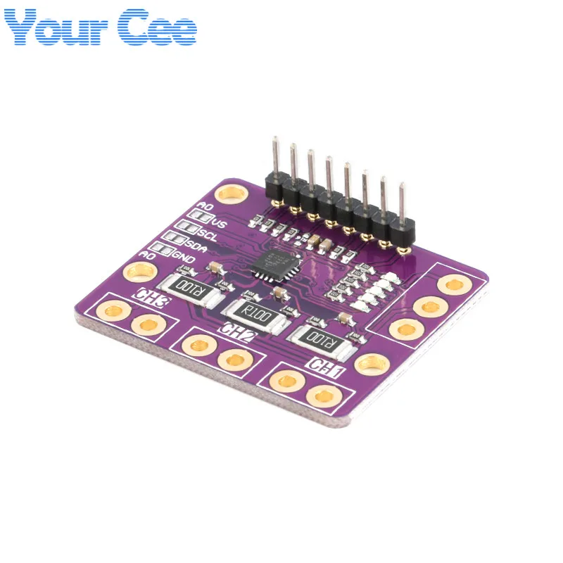 I2C SMBUS INA3221 трехканальный шунт тока питания монитор напряжения сенсорного модуля