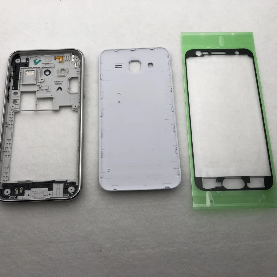 Для Samsung Galaxy J5 j500 J500F J500H J500FN средняя рамка Корпус телефона крышка с задняя крышка аккумулятора+ Переднее стекло+ инструмент