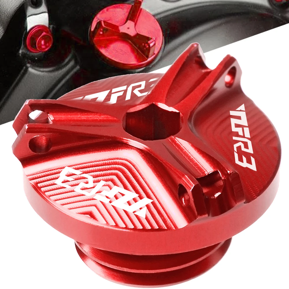 Для YamahaYZFR3 Машинное масло фильтр чашка Заглушка Крышка винт моторное заполнения
