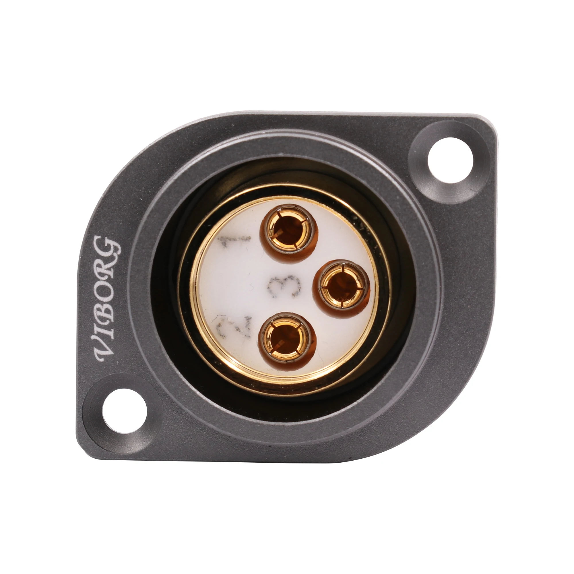 Viborg 3pin Мужской Женский Разъем XLR Чистая медь проводник тефлоновый изолятор