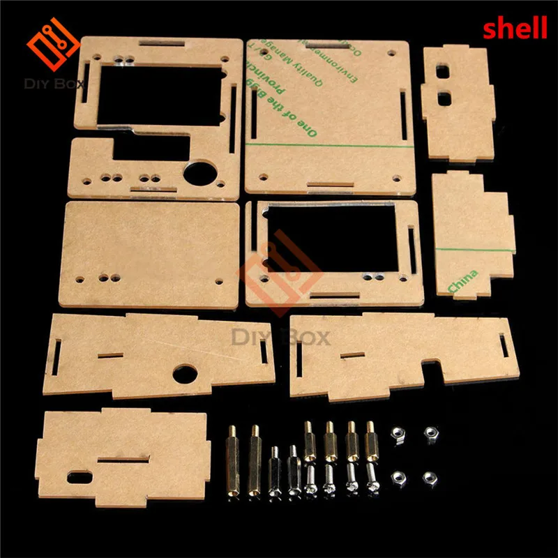 shell Mega328 Полный Собранный Транзистор тестер LCR диод емкость ESR метр PWM волны генератор сигналов частоты Английский Русский - Цвет: shell