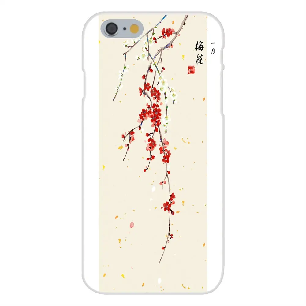 FGHGF цветы Флора лепестки цветка цветущие китайской живописи ТПУ чехол для samsung