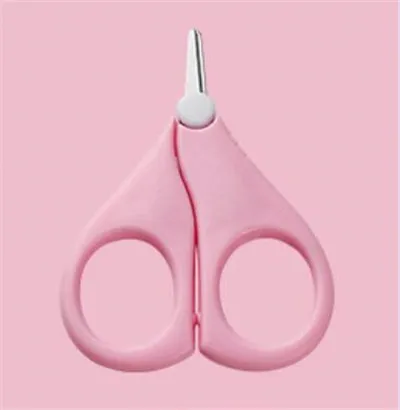 Розовый Безопасные кусачки для ногтей, ножницы, резак для новорожденных, удобный ежедневный детский инструмент для маникюра, ножницы для ногтей - Цвет: Розовый