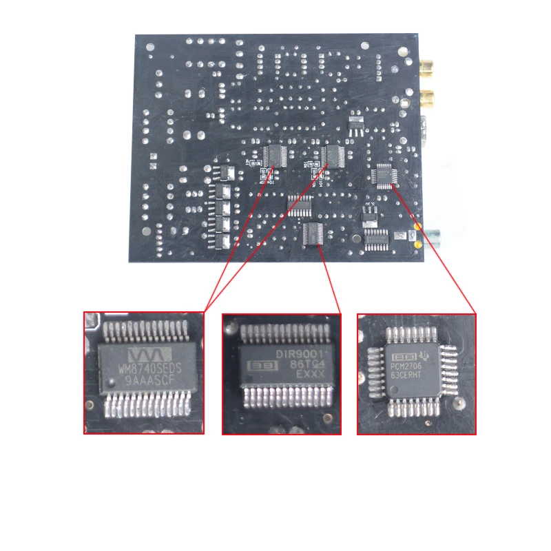 K. GUSS DAC S8 WM8740 * 2 PCM2706 DIR9001 NE5534 USB коаксиальный декодер плата аудио усилитель