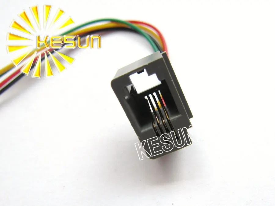 Модульный гнездовой разъем для телефона 20 шт. с проводом 150 мм | Обустройство дома