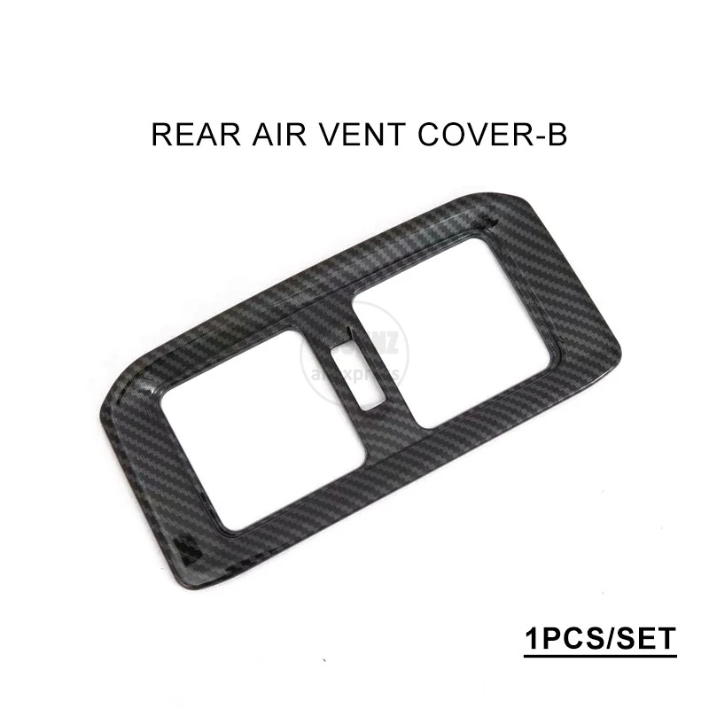 YCSUNZ ABS carbon fiber Interior door handle panels interior parts car styling car interior accessories For toyota rav4 - Цвет: rear-air-vent-b