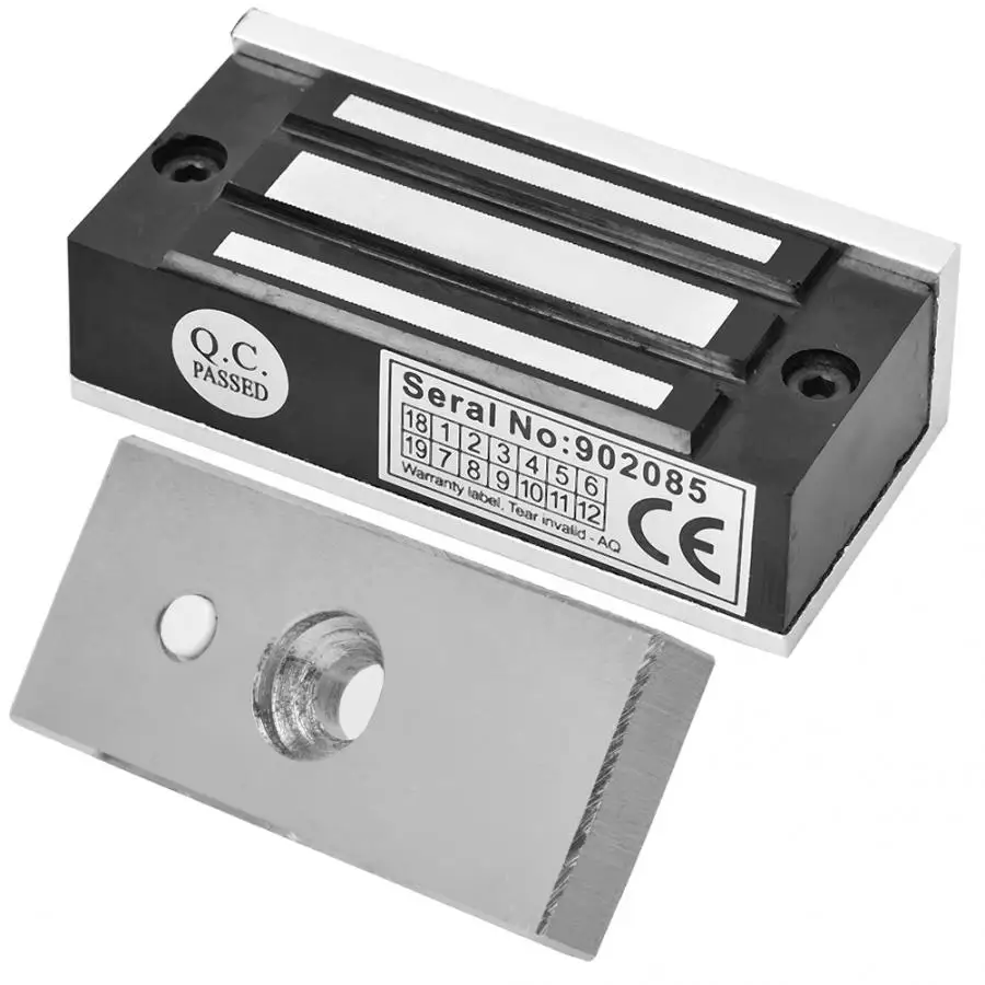 

DC 12V Magnetic Lock Maximum Holding Force 60kg Electromagnetic Lock Electric Magnetic Lock for Door Cabinet Drawer