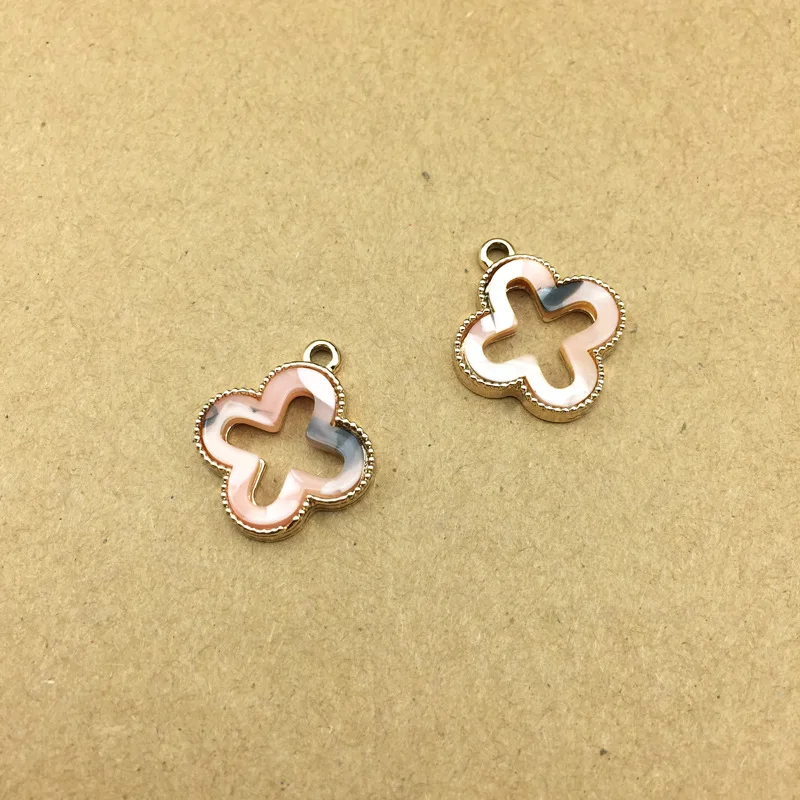 10 шт./лот модное сердце круглый цветок дизайн уксусная кислотная тарелка амулеты