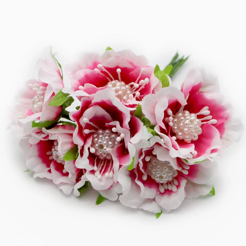 Распродажа 1 комплект (6 шт./комплект) диаметр 35 мм искусственный букет цветов на