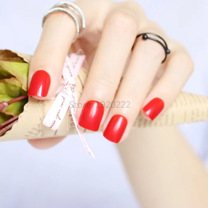 2020 24 шт короткий абзац новый милый конфетный Цвет Горячая покупка поддельные