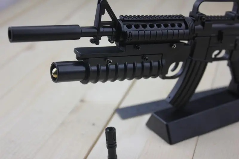 1:3 металлический поддельный пистолет США M4 карабин игрушечный стрелковый пистолет Модель игрушечных пистолетов металл черный