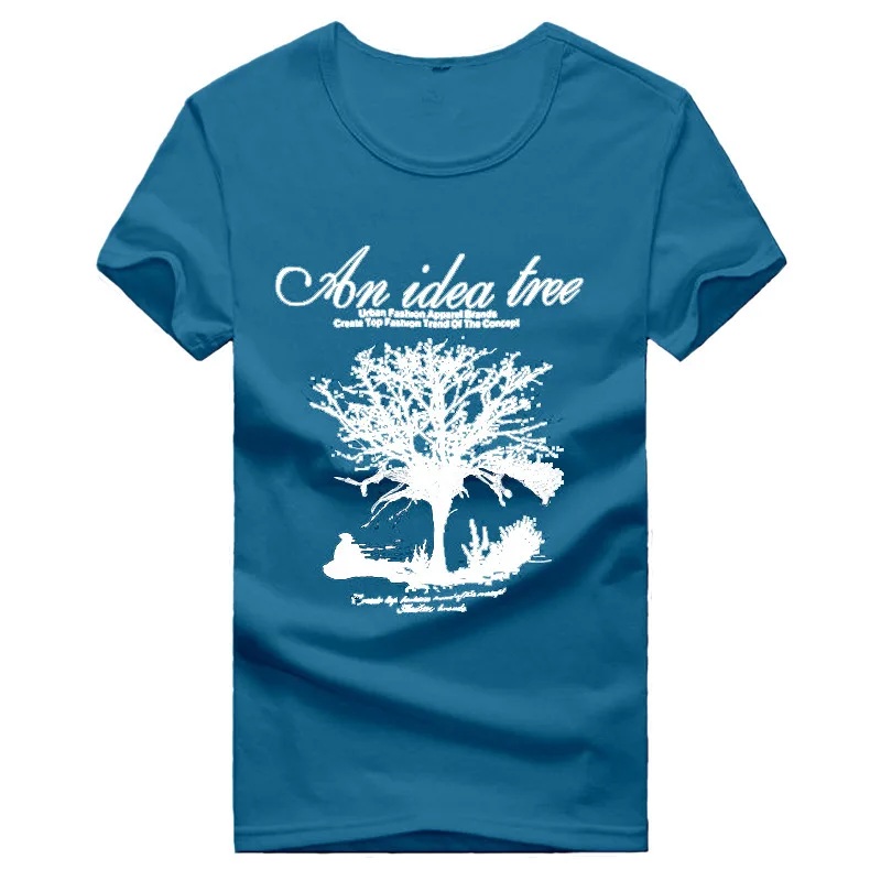 Новая мужская футболка с принтом Мужская шелковым экраном одежда T67 |