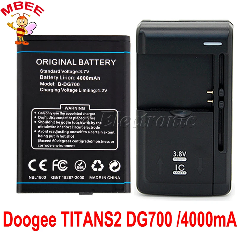 1 партия = шт. Универсальное зарядное устройство для док станции + Doogee TITANS2 DG700