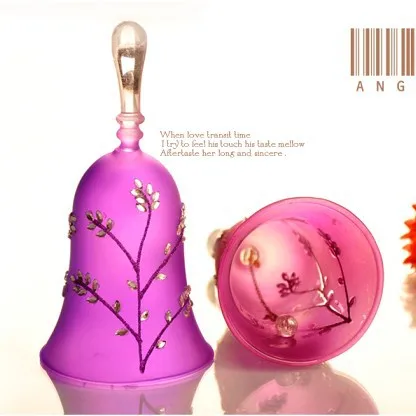 12 шт./упак. Красивый Фиолетовый Стеклянным Колпаком Украшения Дома Творческий