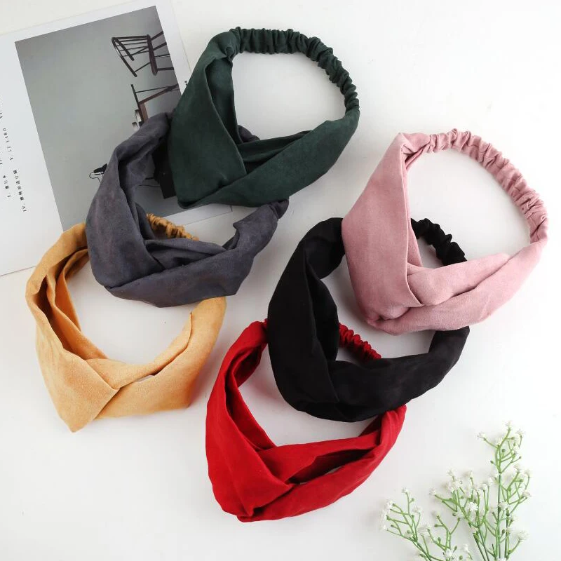 

1PC Lady Headdress Plaid Bow Headband Turban Elastic Headwear Head Wrap Women Hair Accessories for Women Striped Hair Bands