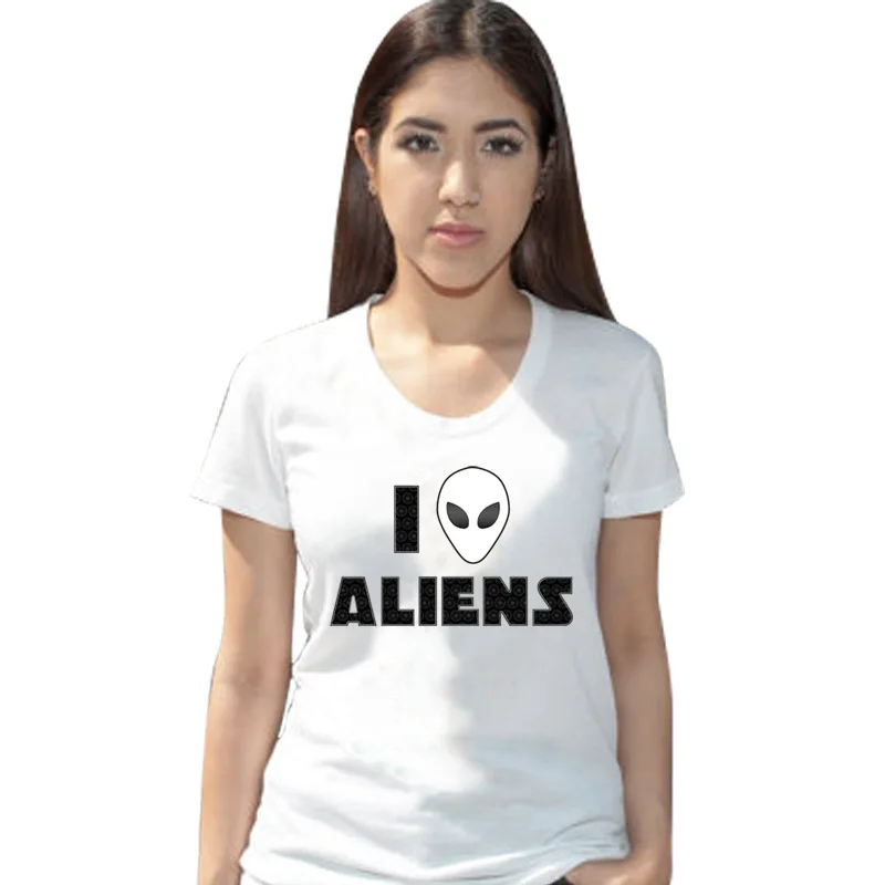 Msguide Alien T Shirt Women Harajuku Blusa Tumblr T-Shirt Camisetas Mujer Plus Size Tops Tess Female | Женская одежда
