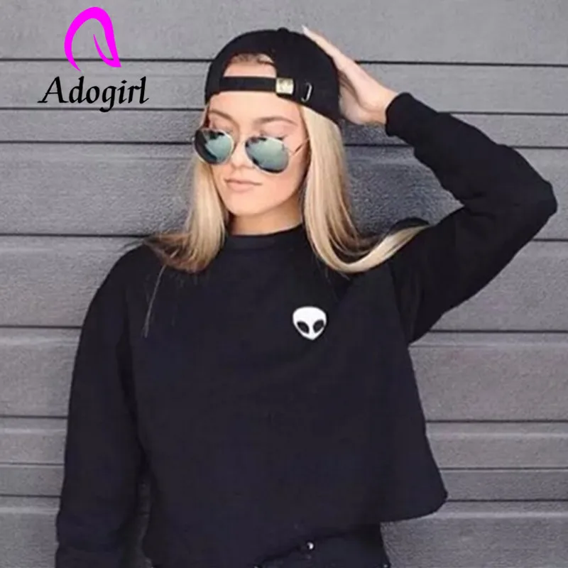Худи Adogirl мужское зимнее плотное с 3D принтом свободное|Женские толстовки и