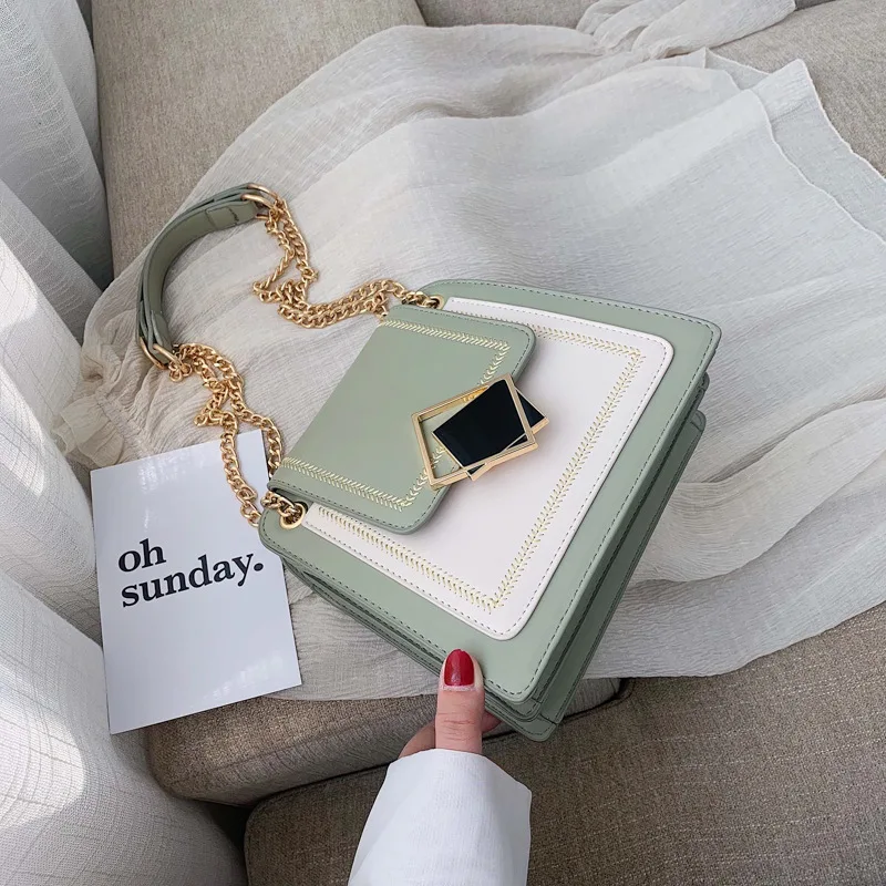 Женская сумка мессенджер 2019 новая брендовая дизайнерская женская на замке с