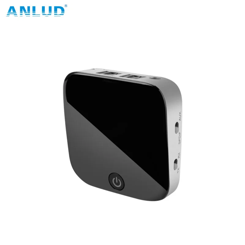 ANLUD Bluetooth передатчик приемник 2 в 1 CSR V4.1 Wireles адаптер 3 5 мм аудио APT X низкая задержка