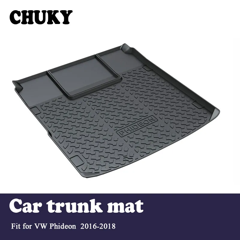 

CHUKY For VW Phideon 2016 2017 2018 Car Cargo rear trunk mat Boot Liner Tray Styling Waterproof carpet Anti-slip mat Accessories