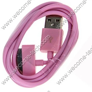 50 шт./лот 1 м круглый usb кабель 10 цветов для зарядки Usb iphone 4 | Мобильные телефоны и