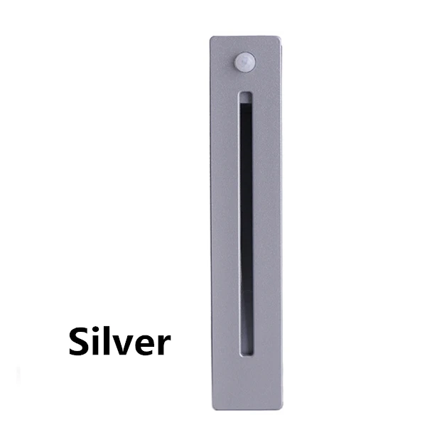 Silver 3 Вт датчик движения лестничный светильник Настенный светильник s Крытый Открытый встраиваемый светильник для ног коридор лестница настенный светильник - Цвет абажура: Silver